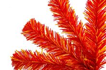 Ораньжево желтый цвет веток хвои для искуственных елок и елей ЕЛЬ МАГИЯ