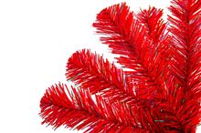 Красно зеленый цвет веток хвои для искуственных елок и елей ЕЛЬ МАГИЯ